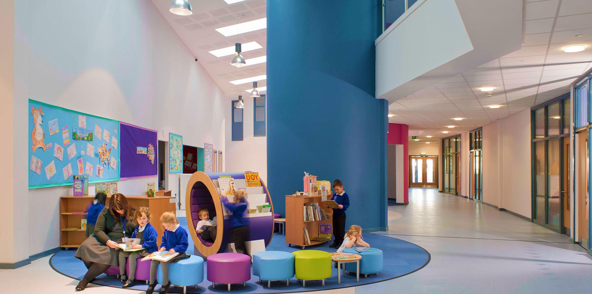 Blackpool Gateway Academy School atrium